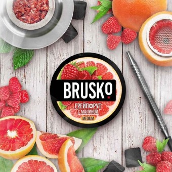 Кальянная смесь Brusko Грейпфрут с малиной (Medium), 50гр