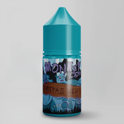 Жидкость Monkey vape ic&mnt - Виноградный ментос 
