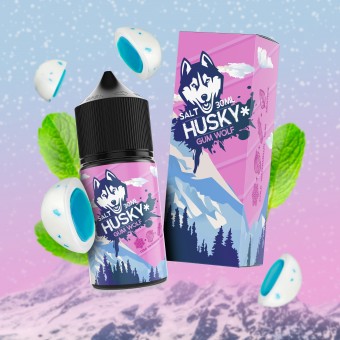 Е-жидкость Husky Salt - Gum Wolf - Ледяная арбузная жвачка с ментолом.