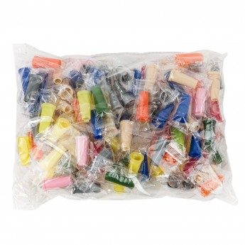 Мундштуки одноразовые цветные, 100шт