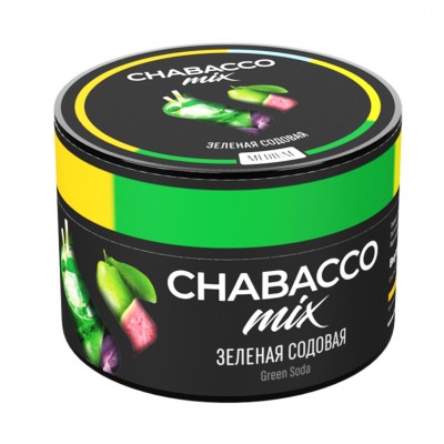 Кальянная смесь Chabacco Зеленная содовая Green Soda, 50гр