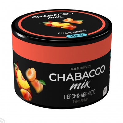 Кальянная смесь Chabacco Персик абрикос Peach Apricot, 50гр