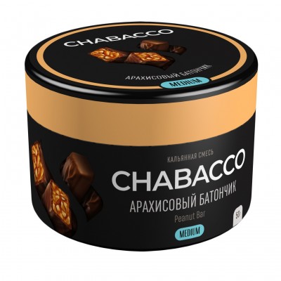 Кальянная смесь Chabacco Арахисовый батончик Peanut bar, 50гр