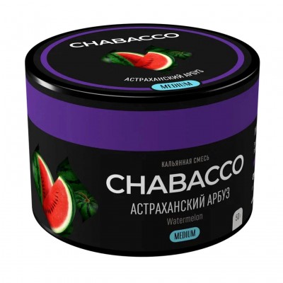 Кальянная смесь Chabacco Астраханский Арбуз Watermelon Astrakhan, 50гр
