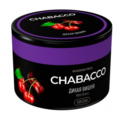 Кальянная смесь Chabacco Дикая Вишня Wild cherry, 50гр