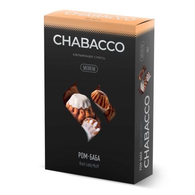 Кальянная смесь Chabacco Ромовая баба Rum Lady Muff, 50гр