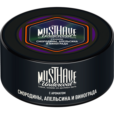 Табак для кальяна Must Have Смородина, апельсин и виноград (Black Orange)