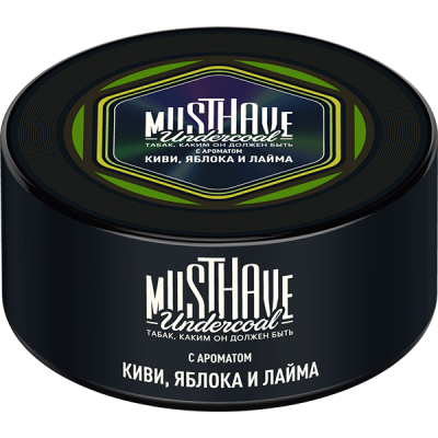 Табак для кальяна Must Have Киви, яблоко, лайм (Greendizer)
