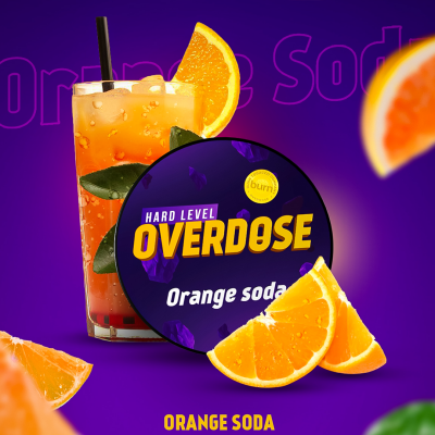 Табак для кальяна Overdose Апельсиновая газировка (Orange Soda)