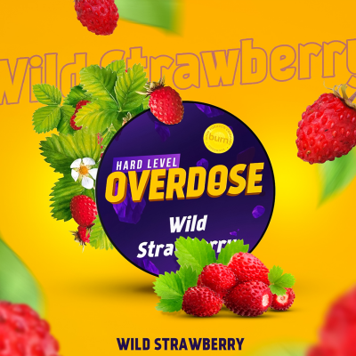 Табак для кальяна Overdose Дикая земляника (Wild Strawberry)