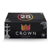 Кокосовый уголь Crown 0.25кг 18шт 25мм Кокосовый уголь Crown 0.25кг 18шт 25мм