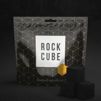 Уголь древесный быстровоспламеняющийся ROCK CUBE, 24 куб купить в Минске