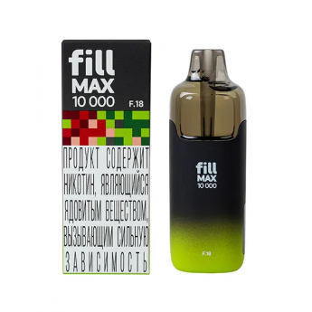 Одноразовый вейп Fill Max 10000 - Гранат-Лайм (F18)