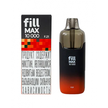 Одноразовый вейп Fill Max 10000 - Мандарин (F21)