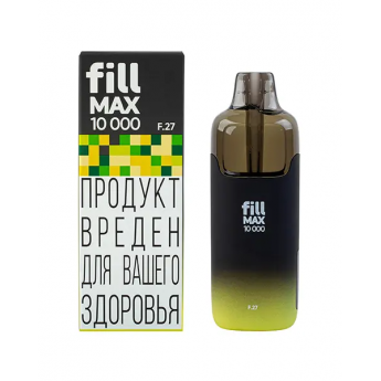 Одноразовый вейп Fill Max 10000 - Лимон-Лайм-Ананас (F27)