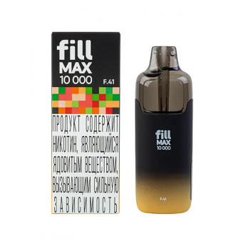 Одноразовый вейп Fill Max 10000 - Персик-Киви-Дыня (F41)