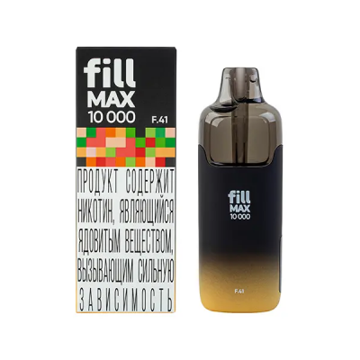 Одноразовый вейп Fill Max 10000 - Персик-Киви-Дыня (F41)
