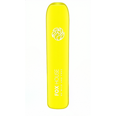 Одноразовый вейп Fox House 800 - Ледяной банан (Yellow Heaven)