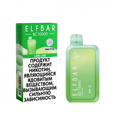 Одноразовый вейп Elf Bar BC10000 - Лимон, лайм (Lmn Lme)