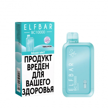Одноразовый вейп Elf Bar BC10000 - Мята (Miami Mnt)