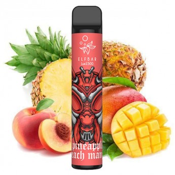 Elf Bar 1500 Lux - Ананас, персик, манго - Pineapple Peach Mango