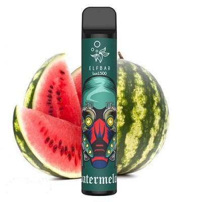 Оригинальный Elf Bar 1500 Lux (до 1500 затяжек) - Watermelon - Арбуз. Одноразовый электронный испаритель (парогенератор)