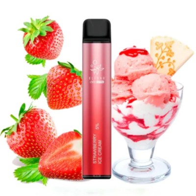 Одноразовый вейп Elf Bar 1500 Lux Клубничное мороженое (STRWB IC CR)