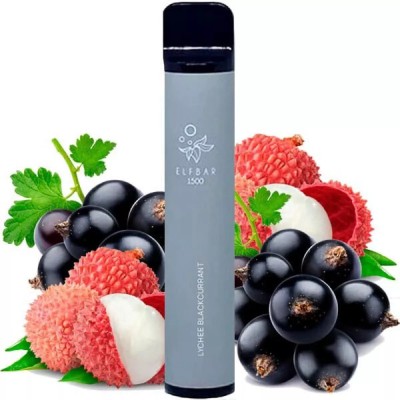 Одноразовый вейп Elf Bar 1500 Личи чёрная смородина (Lych Blackcrrnt)