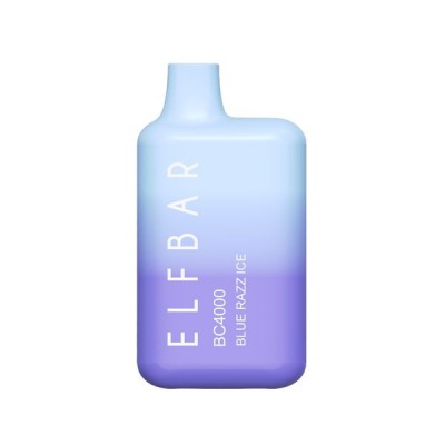 Одноразовый вейп Elf Bar BC4000 Ледяная Черника Малина (Blue Razz ICE)