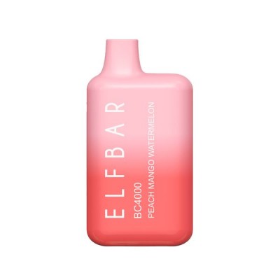 Одноразовый вейп Elf Bar BC4000 Персик Манго Арбуз (Peach Mango Watermelon)