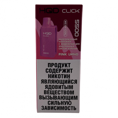 Картридж HQD CLICK Розовый лимонад Pink Lmnd, 5мл
