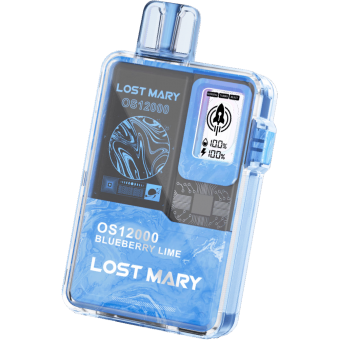 Одноразовый вейп Lost Mary 12000 - Черника Лайм Одноразовый вейп Lost Mary 12000 - Черника Лайм