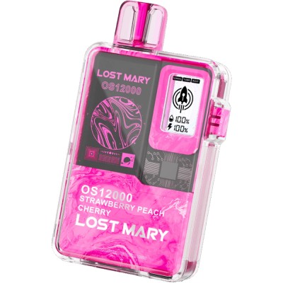Одноразовый вейп Lost Mary 12000 - Клубника персик вишня