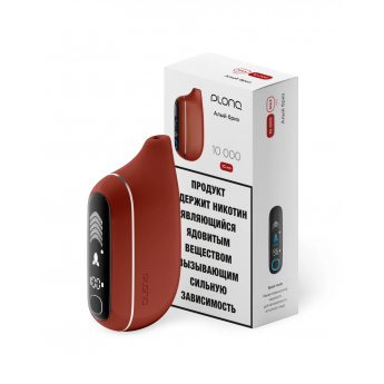 Одноразовый вейп PLONQ 10000 - Вишня Лимон (Алый бриз)