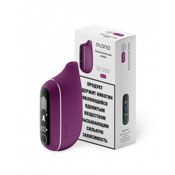 Одноразовый вейп PLONQ 10000 - Ягодный Энергетик (Электрический заряд)