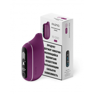 Одноразовый вейп PLONQ 10000 - Ягодный Энергетик (Электрический заряд)