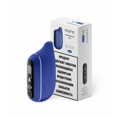 Одноразовый вейп PLONQ 10000 - Голубика малина (Сумеречный лес)