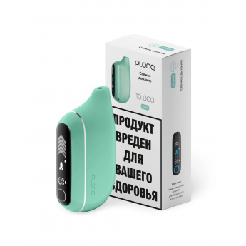 Одноразовый вейп PLONQ 10000 - Прохладная Мята (Свежее дыхание)