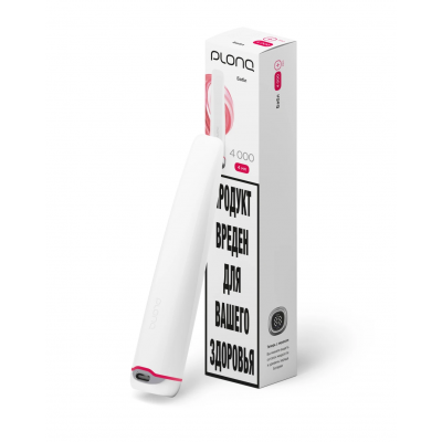 Одноразовый вейп PLONQ 4000 - Баббл гам (Бабл)