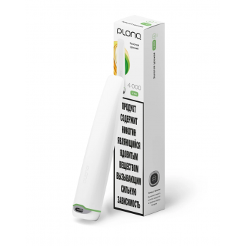 Одноразовый вейп PLONQ 4000 - Яблоко Персик (Золотой урожай)