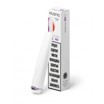 Одноразовый вейп PLONQ 4000 - Малина Мандарин (Палящий огонь)