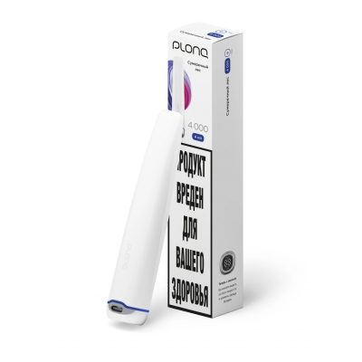 Одноразовый вейп PLONQ 4000 - Голубика Малина (Сумеречный лес)