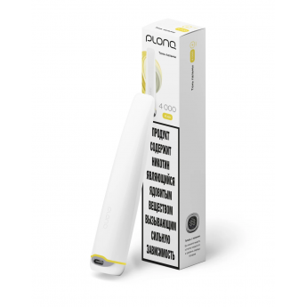 Одноразовый вейп PLONQ 4000 - Банан Кокос (Тень пальмы)