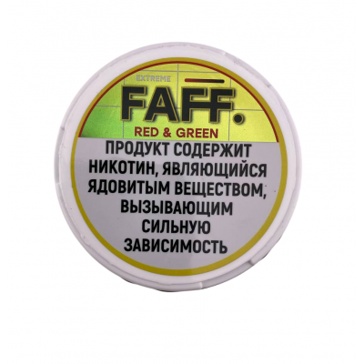Паучи FAFF, 40мг - Яблоко Red & Green