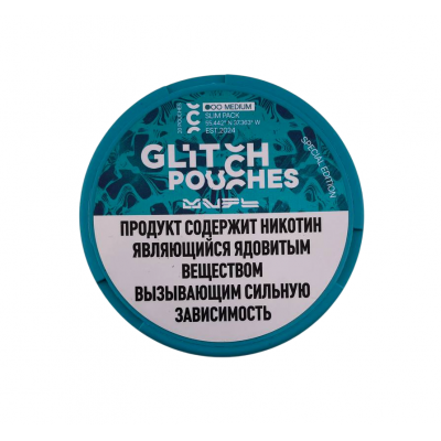 Паучи никотиновые Glitch Ментол MNTL