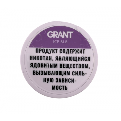 Паучи Grant, 25мг - Черника ICE BLB