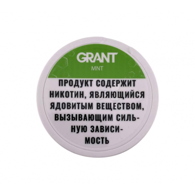 Паучи Grant, 25мг - Ментол MNT