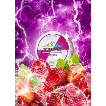 Жевательная смесь Iceberg Ягоды Berries (снюс). 60мг