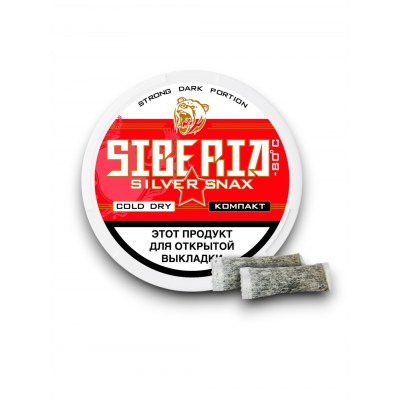 Жевательная смесь Снакс Siberiasilversnax Cold Dry compact, 21 шт