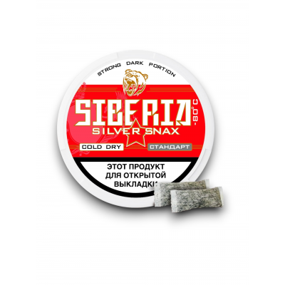 Жевательная смесь Снакс Siberiasilversnax Cold Dry standart, 17 шт